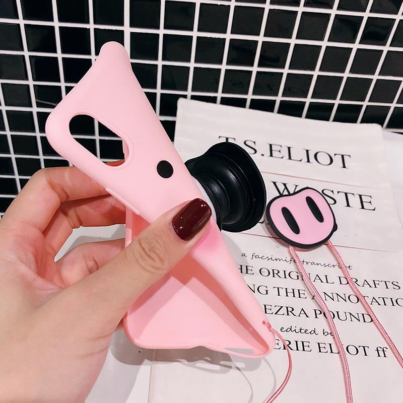 Compatible With Compatible With , Funny Cartoon PigCase For X XS Max XR Case For7 6s 8 8 Plus Cover Cute Nose Soft Back Cases Animal Capa
