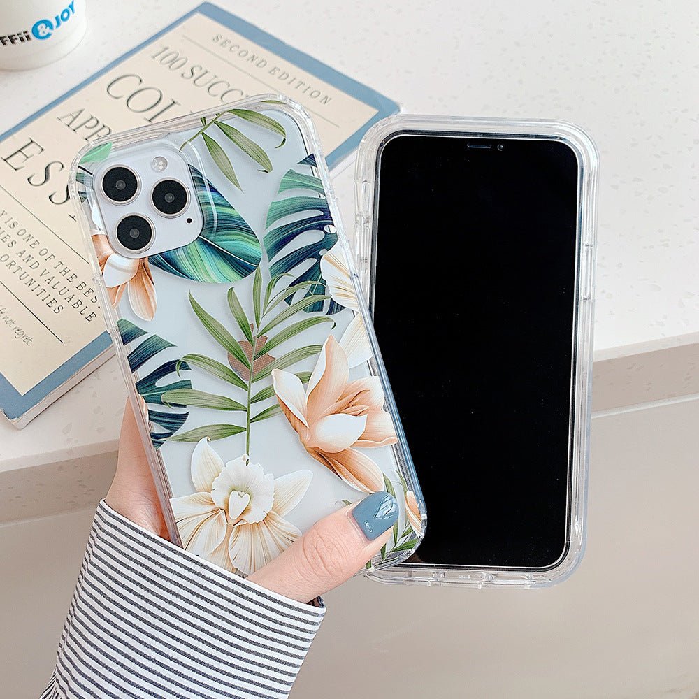 Banana Leaf Watercolor Flowers Are Suitable For Protecting Mobile Phone Cases - Lumitria