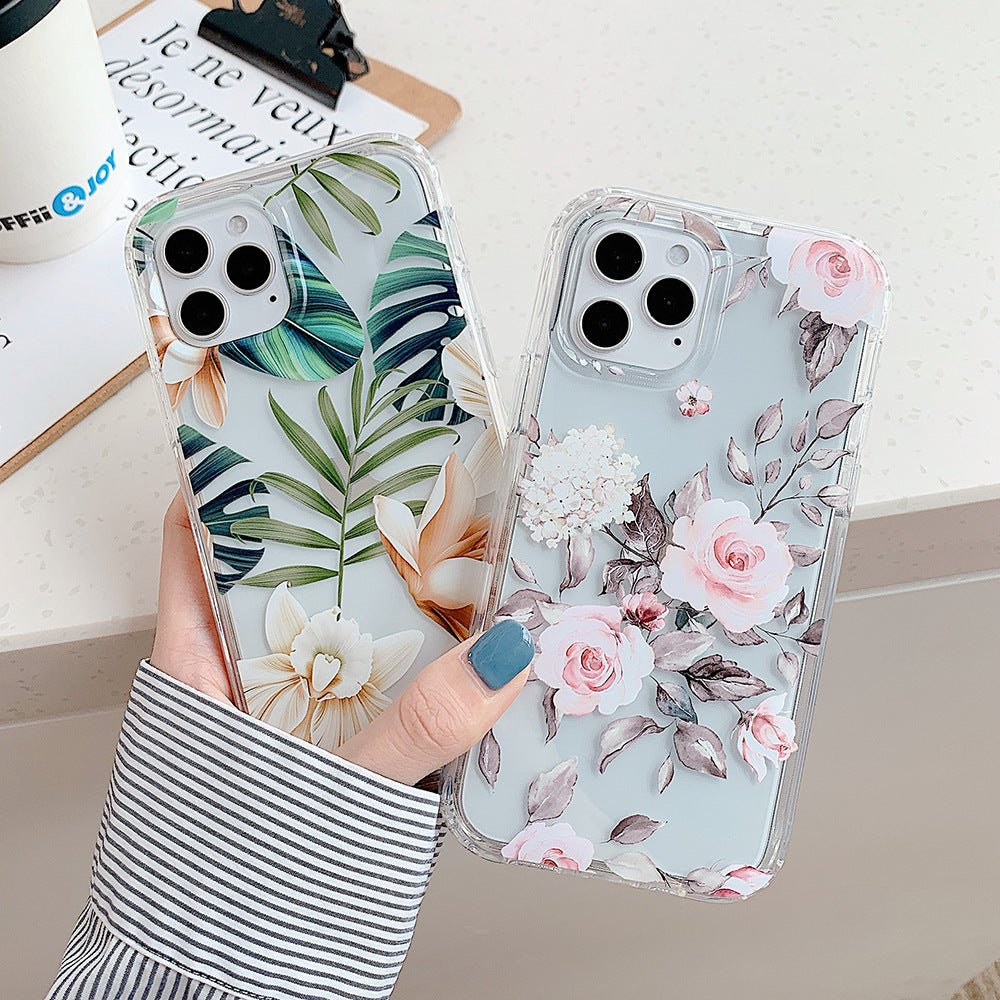 Banana Leaf Watercolor Flowers Are Suitable For Protecting Mobile Phone Cases - Lumitria