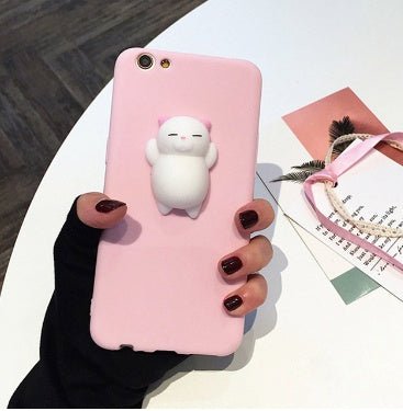 Cat Case For7 6 6S Plus 5 5S SE Cases Lovely Cartoon Soft Cat Cases - Lumitria