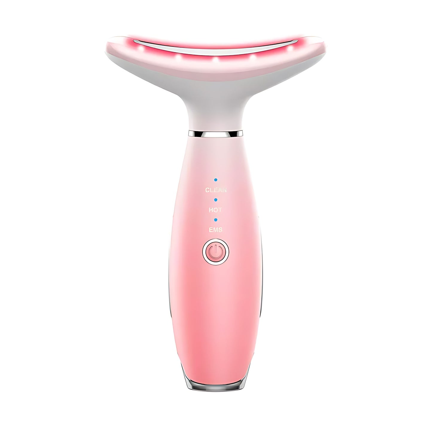 Vibrating massage for the neck beauty device