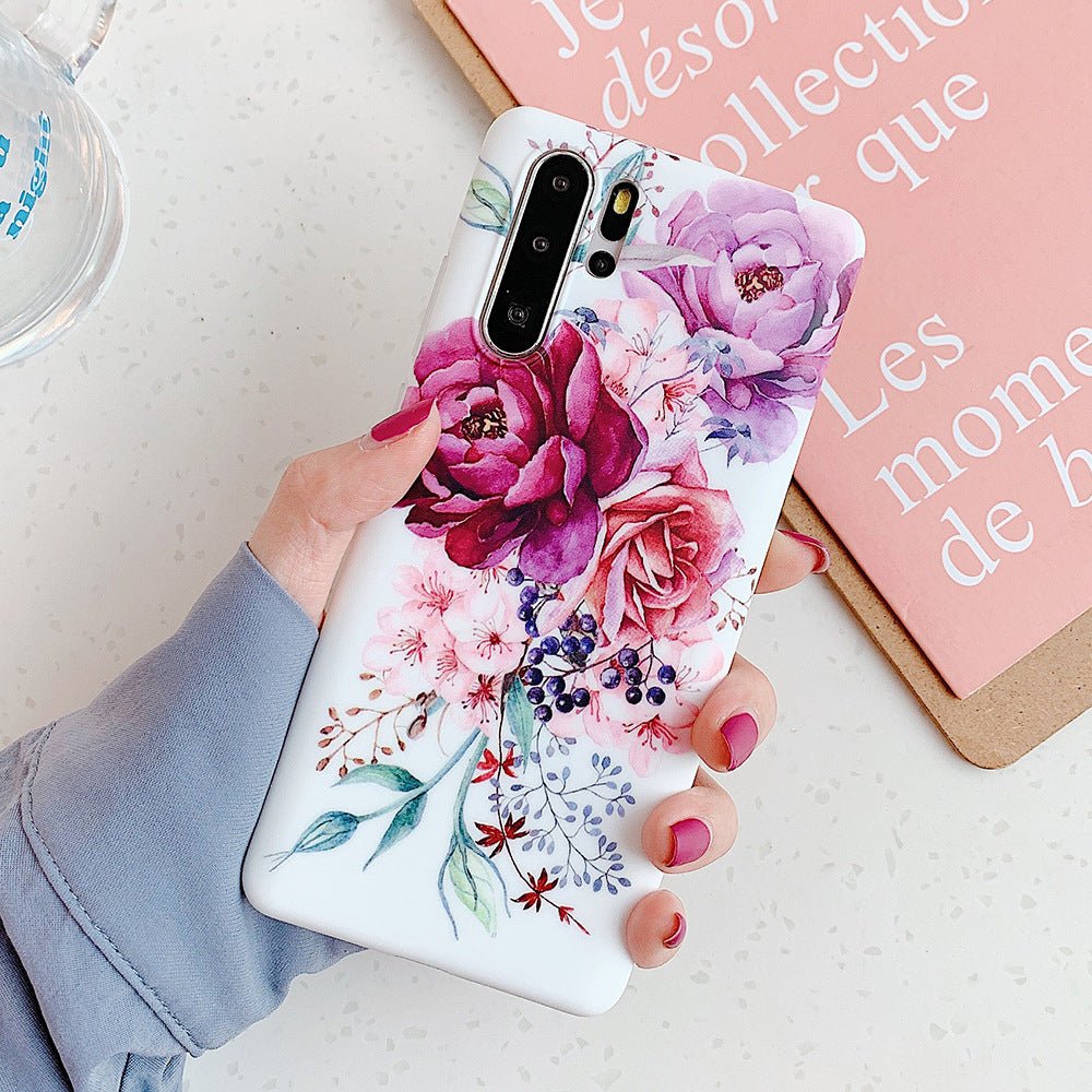Green leaf pattern phone case - Lumitria