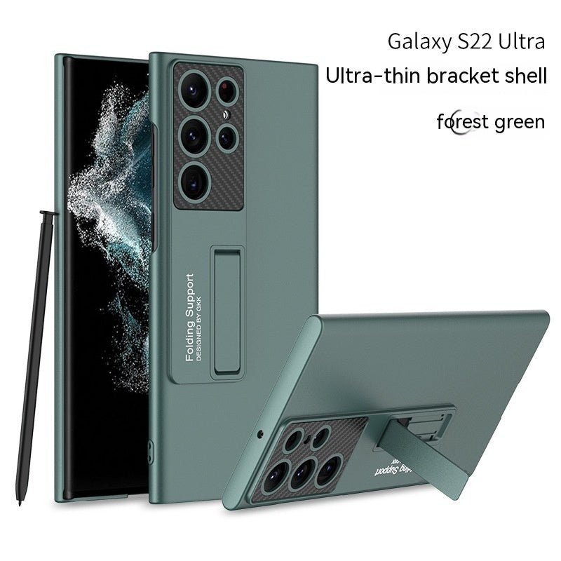 Solid Color All - inclusive Drop - resistant Ultra - thin Bracket Phone Case - Lumitria