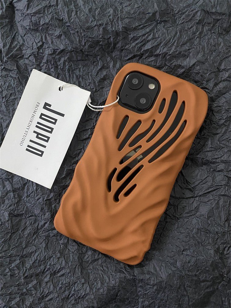 Titanium Gray Wind Hollowed Out Suitable For 1413 Phone Cases - Lumitria