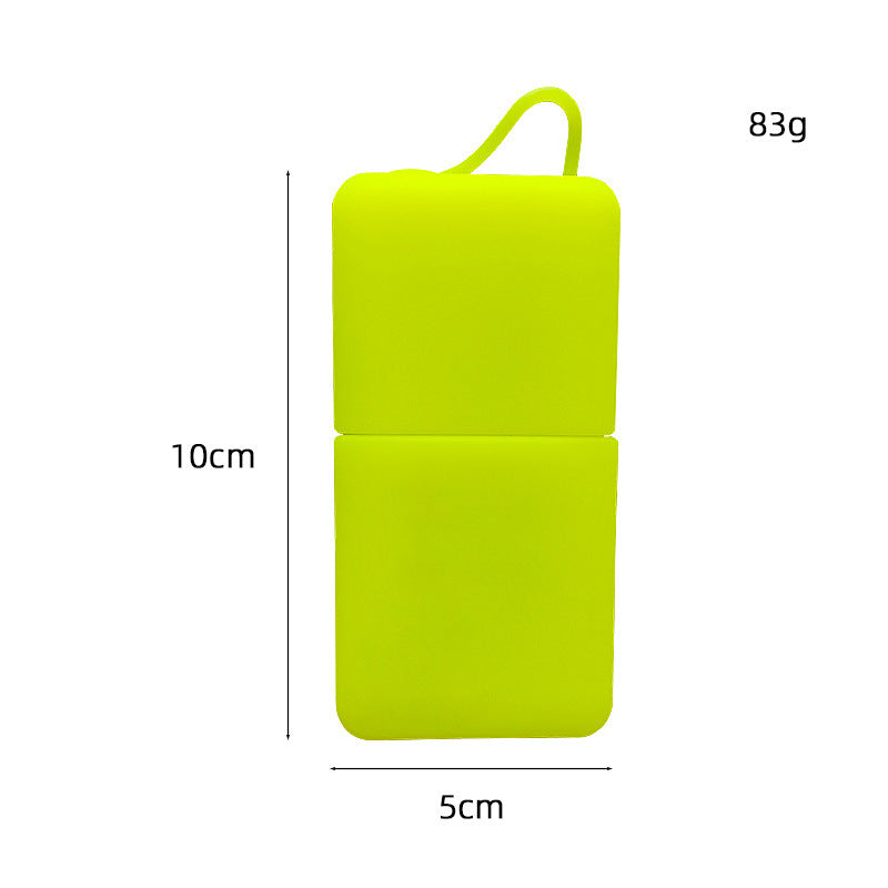 Silicone ice compress beauty device