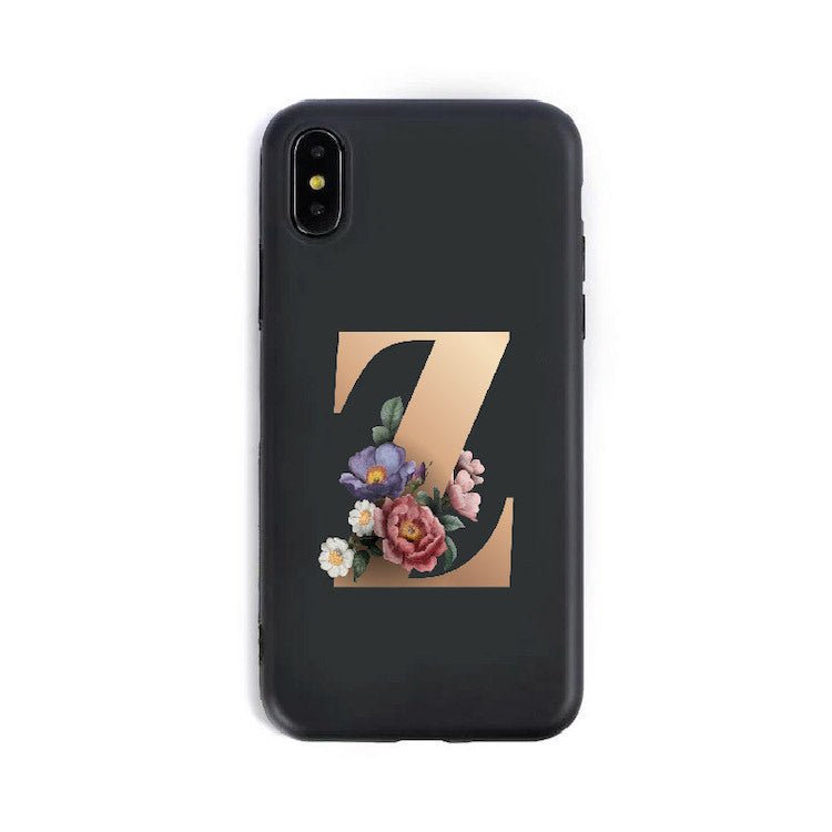 26 English Alphabet Silicone Phone Cases - Lumitria