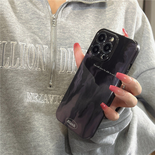 Black Fluid Dye Mobile Phone Case