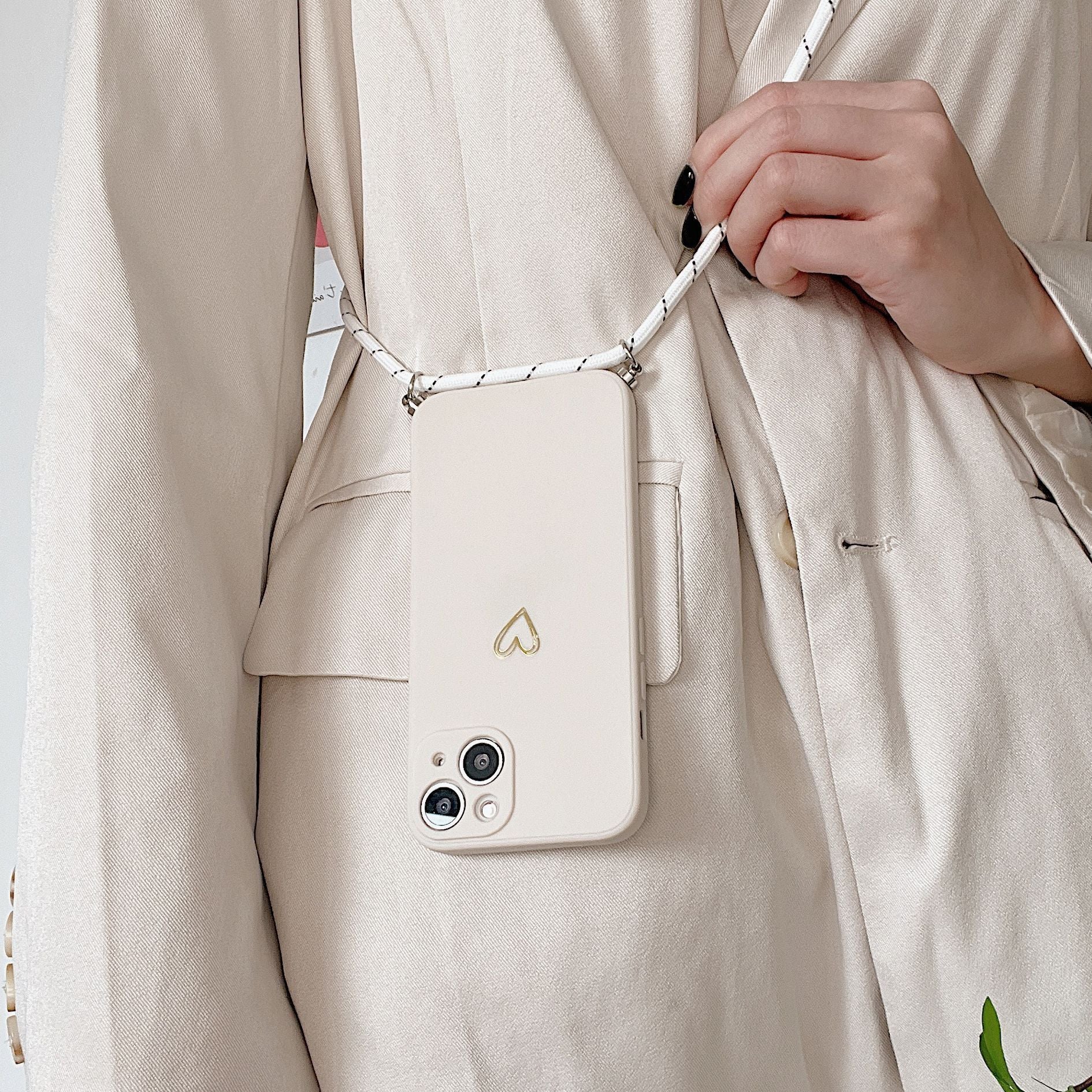Applicable Cross Body Lanyard Phone Case - Lumitria
