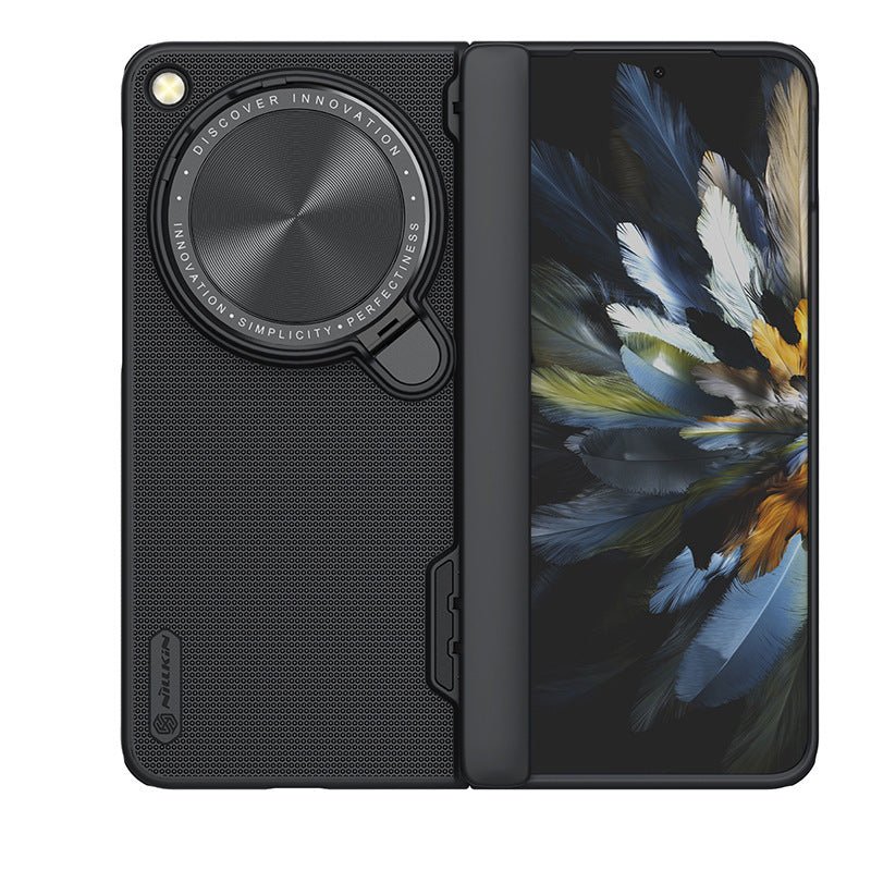 Applicable To One Plus Folding Phone Case Frosted Shield Lens Bracket Protective Case - Lumitria