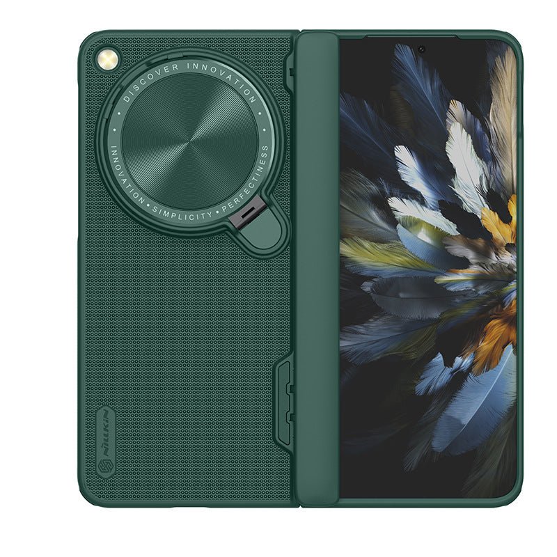 Applicable To One Plus Folding Phone Case Frosted Shield Lens Bracket Protective Case - Lumitria