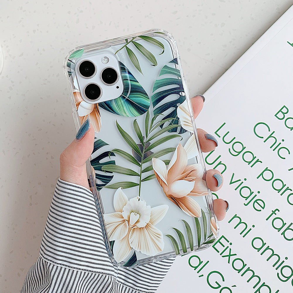 Banana Leaf Watercolor Flowers Are Suitable For Protecting Mobile Phone Cases - Lumitria