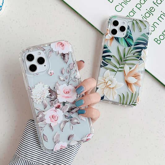 Banana Leaf Watercolor Flowers Are Suitable For Protecting Mobile Phone Cases - Lumitria
