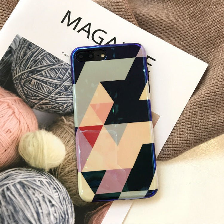 Blu - ray Laser Gradient Case For Love Heart Phone Cases For Glossy Soft Silicon Back Cover - Lumitria