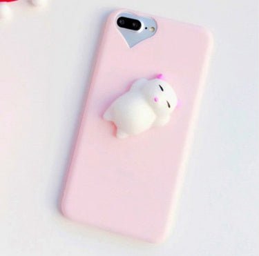 Cat Case For7 6 6S Plus 5 5S SE Cases Lovely Cartoon Soft Cat Cases - Lumitria