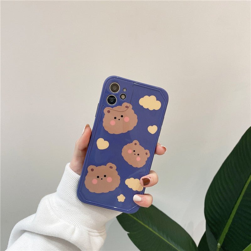 Compatible with Apple, Compatible with Apple , Cartoon Bear IPhone12mini Apple 11Pro Max Mobile Phone Case - Lumitria