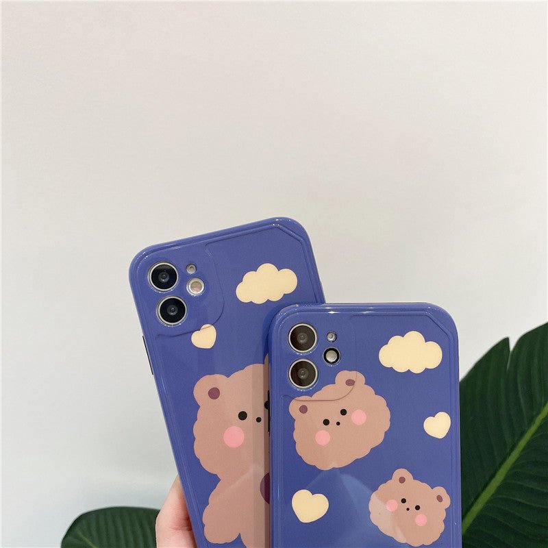 Compatible with Apple, Compatible with Apple , Cartoon Bear IPhone12mini Apple 11Pro Max Mobile Phone Case - Lumitria