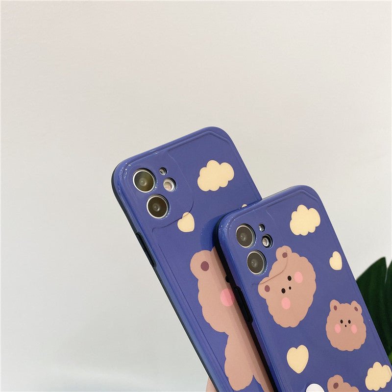 Compatible with Apple, Compatible with Apple , Cartoon Bear IPhone12mini Apple 11Pro Max Mobile Phone Case - Lumitria