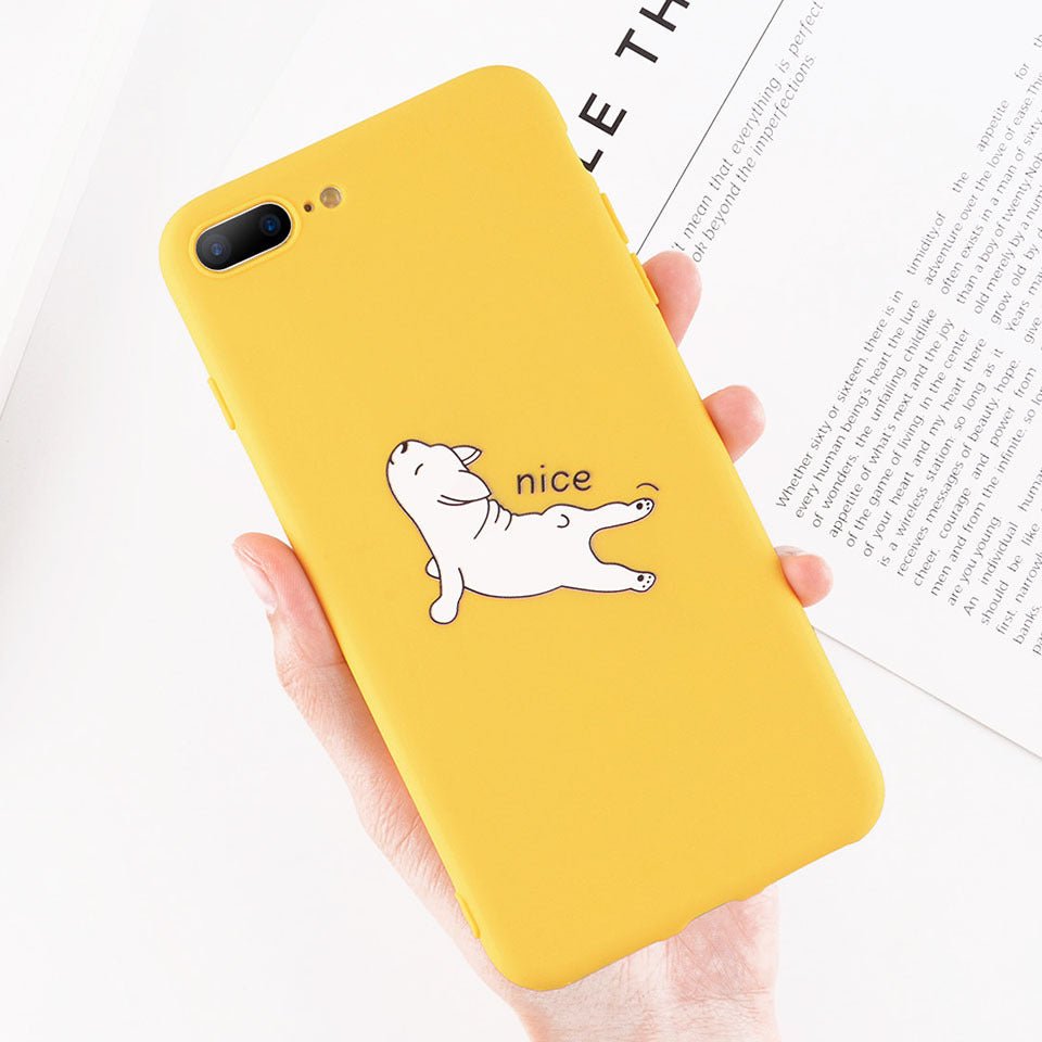 Compatible With Apple, Funny Cartoon Giraffe Phone Case For 7 8 Plus TPU Silicone Back Cover For X XR XS Max 6 6S Plus Soft Cases - Lumitria