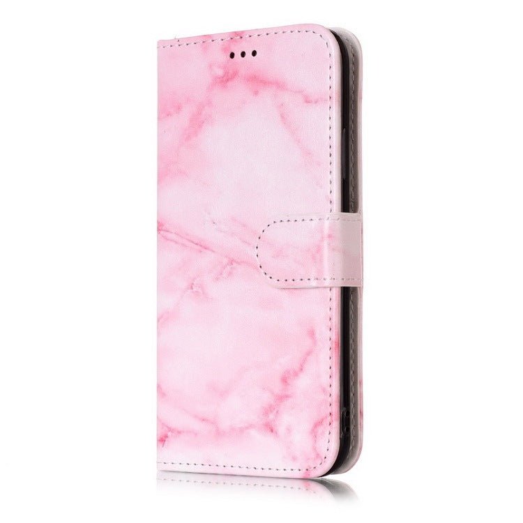 Compatible with Apple, Marble Flip Wallet Case for iPhone 11 Pro max 12 X Xs max XR 7 8 6 6S plus Book Style Phone Case 3D Vision Leather Cases Coque - Lumitria