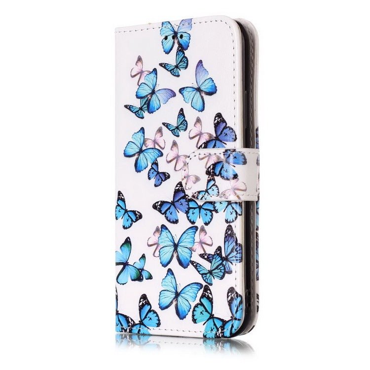 Compatible with Apple, Marble Flip Wallet Case for iPhone 11 Pro max 12 X Xs max XR 7 8 6 6S plus Book Style Phone Case 3D Vision Leather Cases Coque - Lumitria