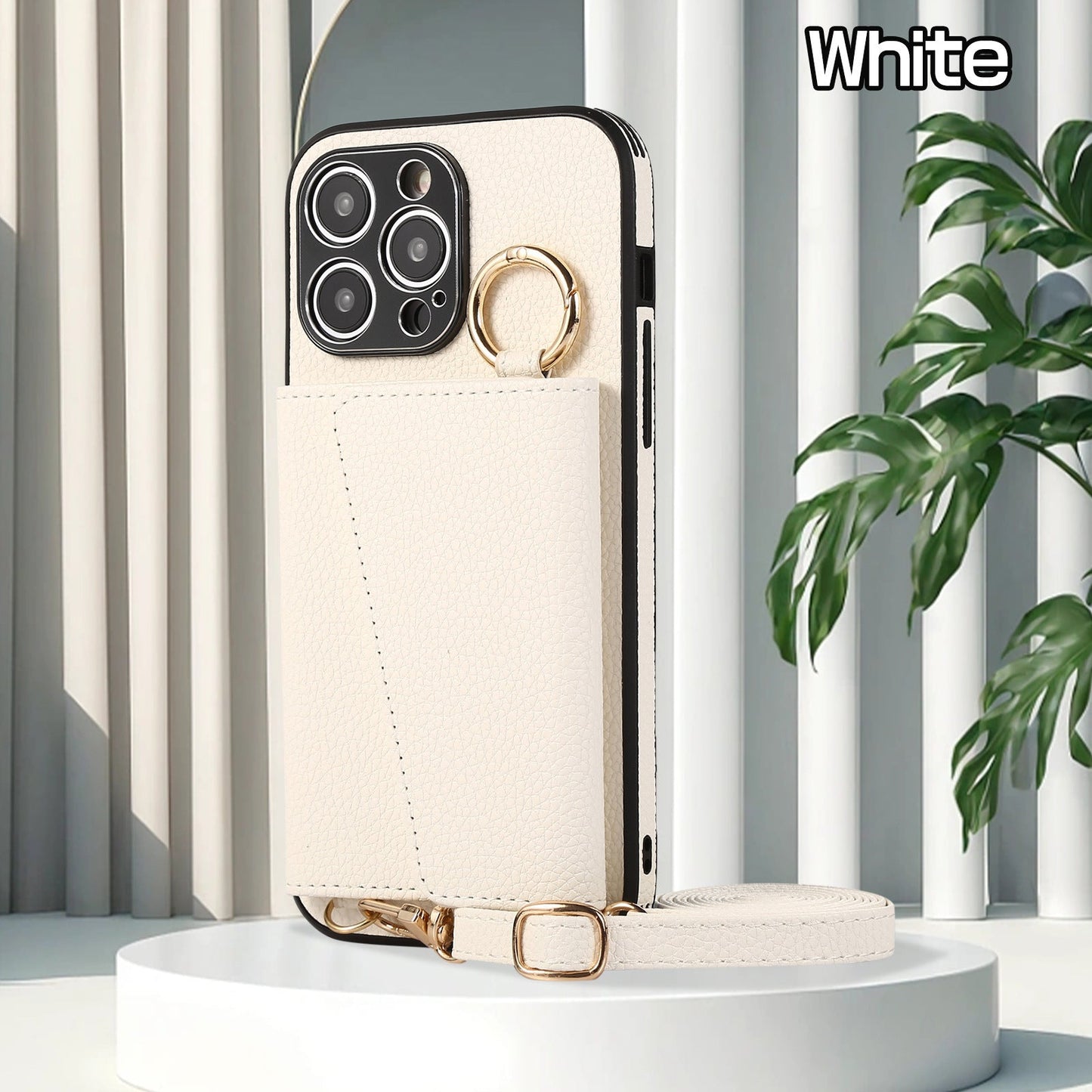Cross - body Lanyard Card Phone Case - Lumitria