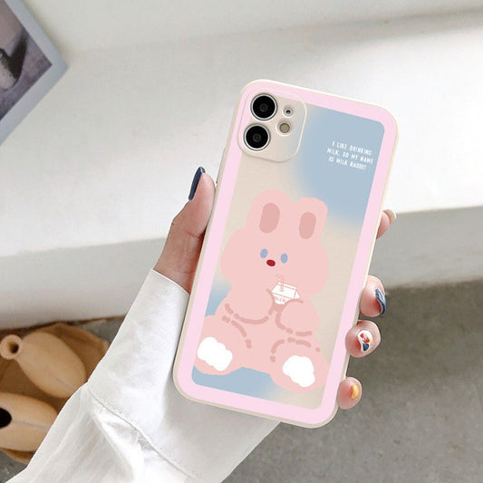 Cute Ancient White And Blue Mobile Tpu Phone Case - Lumitria