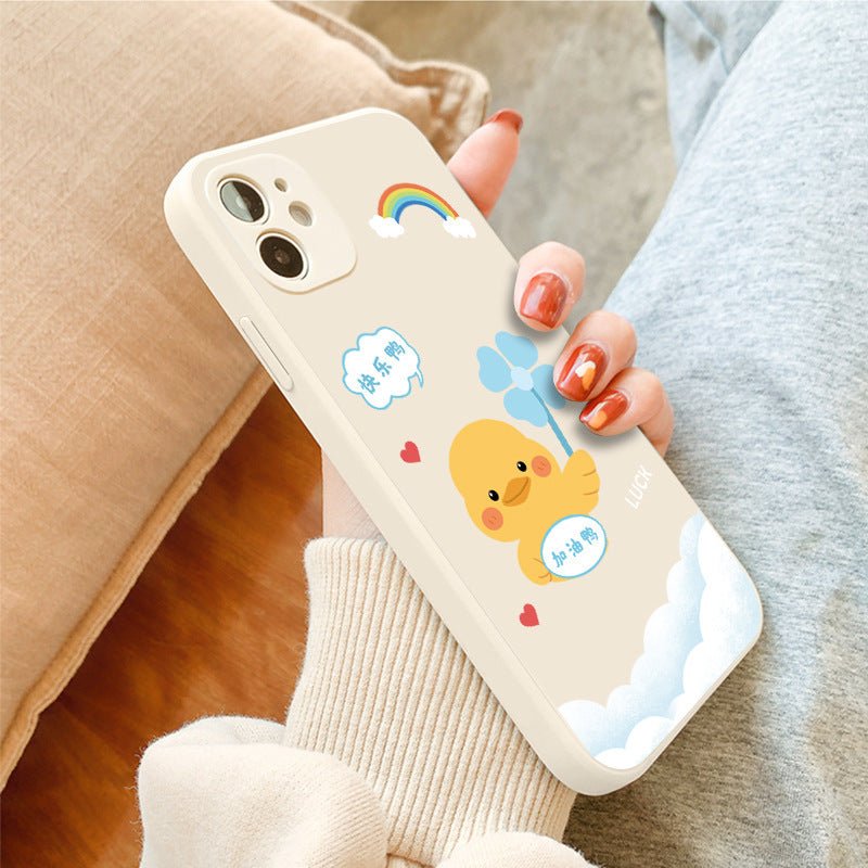 Cute Ancient White And Blue Mobile Tpu Phone Case - Lumitria