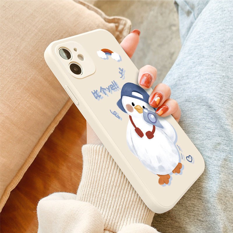 Cute Ancient White And Blue Mobile Tpu Phone Case - Lumitria