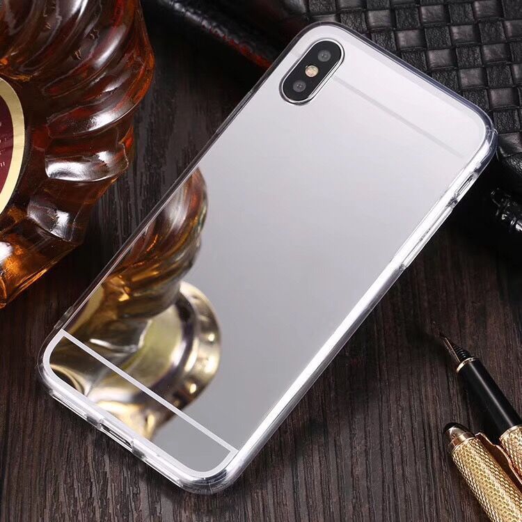 Electroplating Phone Case Acrylic Two - in - one Makeup Mirror - Lumitria