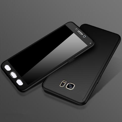 For Galaxy J5 Case Cover 360 J3 J5 J7 Pro J2 J5 J7 Prime 360 PC Phone Cover Cases With Tempered Glass - Lumitria