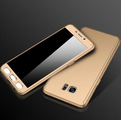 For Galaxy J5 Case Cover 360 J3 J5 J7 Pro J2 J5 J7 Prime 360 PC Phone Cover Cases With Tempered Glass - Lumitria