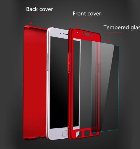 For Galaxy J5 Case Cover 360 J3 J5 J7 Pro J2 J5 J7 Prime 360 PC Phone Cover Cases With Tempered Glass - Lumitria