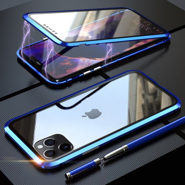 Magnetic Glass Protective Cover For Various Types Of Mobile Phone Cases - Lumitria