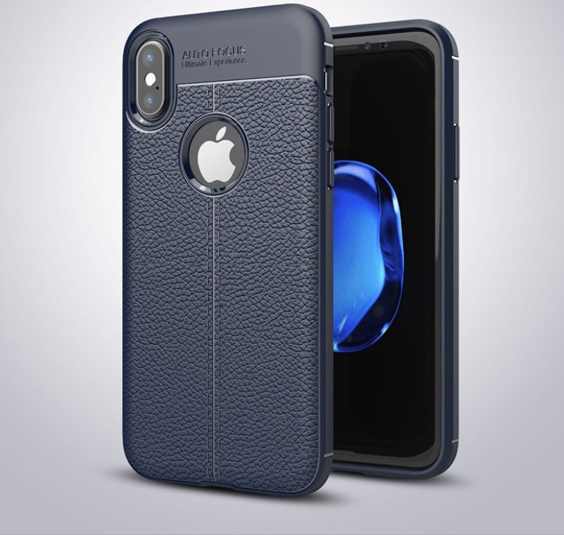 OnePlus 6 5 5T Phone Cases,WeFor Luxury PU Leather Texture Case Slim Silicone Back Cover Shell Soft Rubber TPU Protect Cover - Lumitria