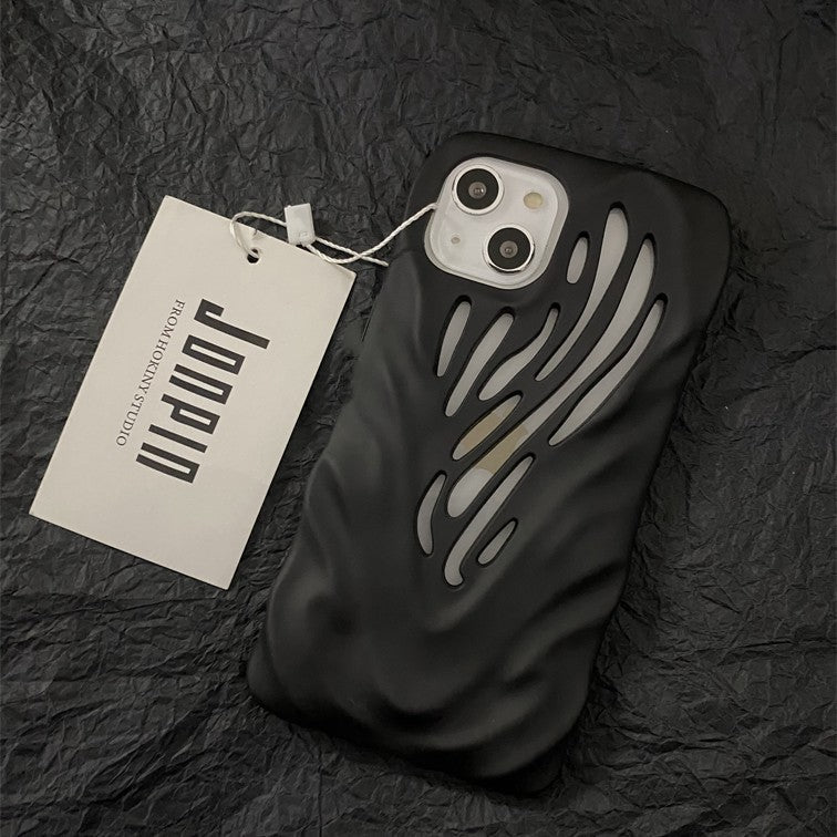 Titanium Gray Wind Hollowed Out Suitable For 1413 Phone Cases - Lumitria