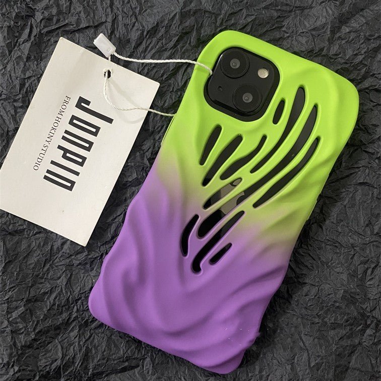 Titanium Gray Wind Hollowed Out Suitable For 1413 Phone Cases - Lumitria