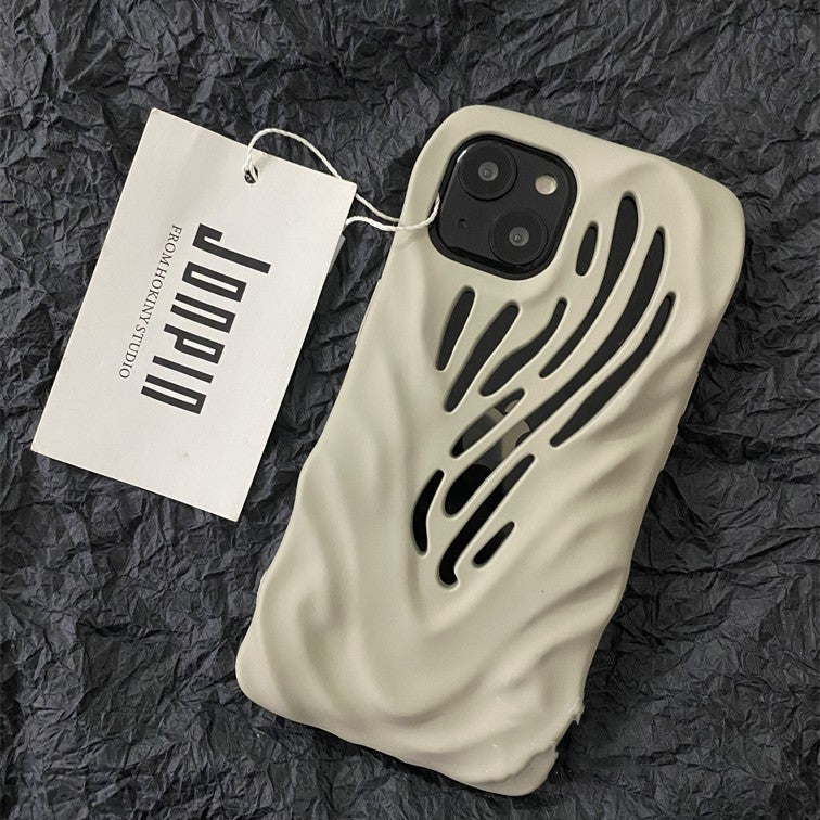 Titanium Gray Wind Hollowed Out Suitable For 1413 Phone Cases - Lumitria