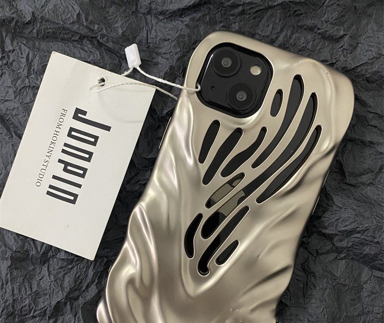 Titanium Gray Wind Hollowed Out Suitable For 1413 Phone Cases - Lumitria